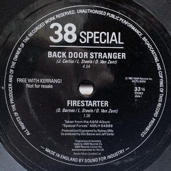 38 Special , Fist, Doc Holliday  - Back Door Stranger / Firestarter / Double Or Nothing / Last Ride