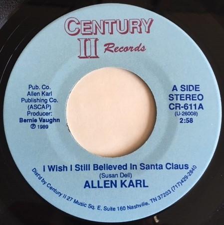 Allen Karl - I Wish I Still Believed In Santa Claus