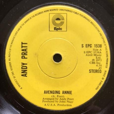 Andy Pratt - Avenging Annie