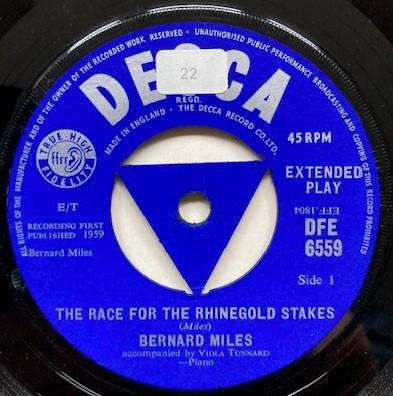 Bernard Miles - The Race For The Rhinegold Stakes