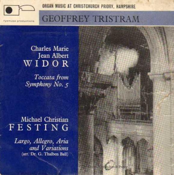 Charles-Marie Widor, Michael Christian Festing, Geoffrey Tristram  - Organ Music At Christchurch Priory, Hampshire