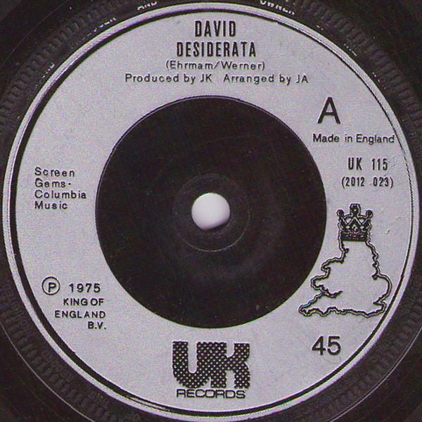 David  - Desiderata