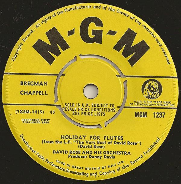David Rose & His Orchestra - Holiday For Flutes