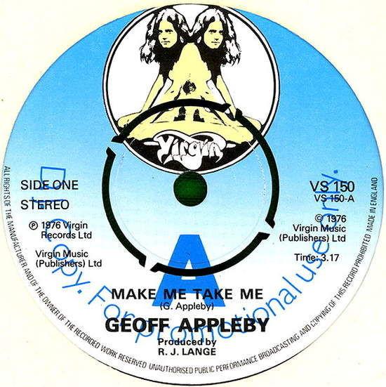 Geoff Appleby - Make Me Take Me