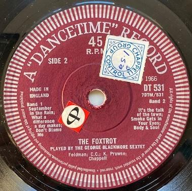 George Blackmore Sextet - The Foxtrot