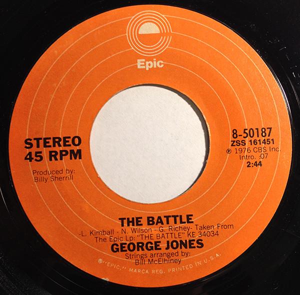 George Jones  - The Battle / I'll Come Back