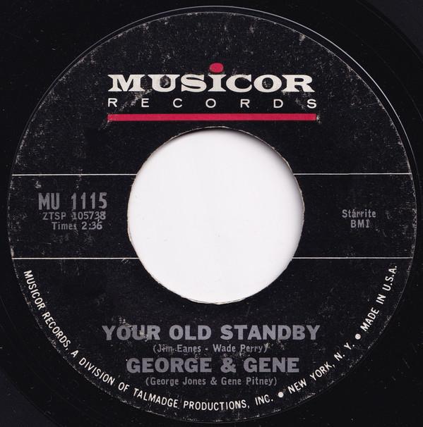 George Jones , Gene Pitney - Your Old Standby