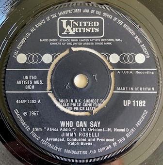 Jimmy Roselli - Who Can Say