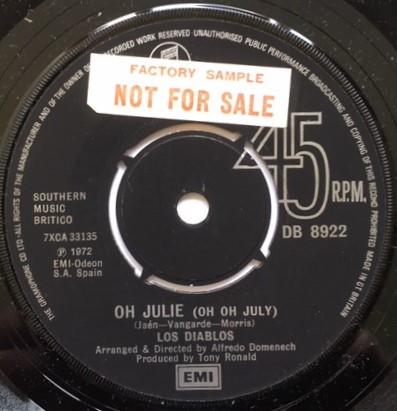 Los Diablos  - Oh Julie (Oh Oh July)