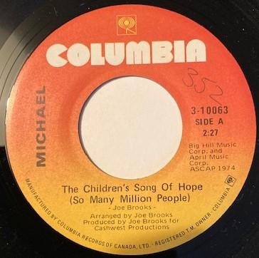 Michael  - The Children's Song Of Hope (So Many Million People)