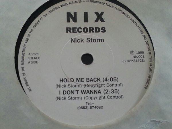 Nick Storm  - Hold Me Back