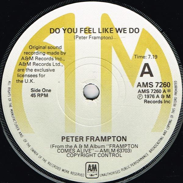 Peter Frampton - Do You Feel Like We Do