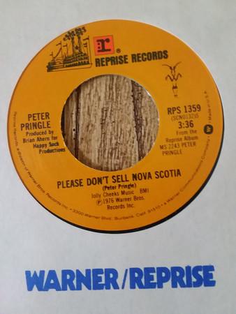 Peter Pringle - Gonna Get A Lady / Please  Don't Sell Nova Scotia