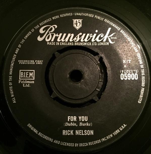 Ricky Nelson  - For You