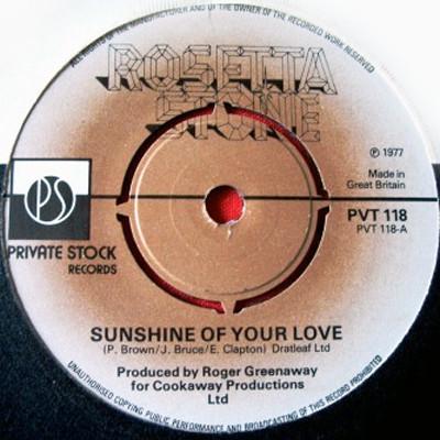 Rosetta Stone  - Sunshine Of Your Love