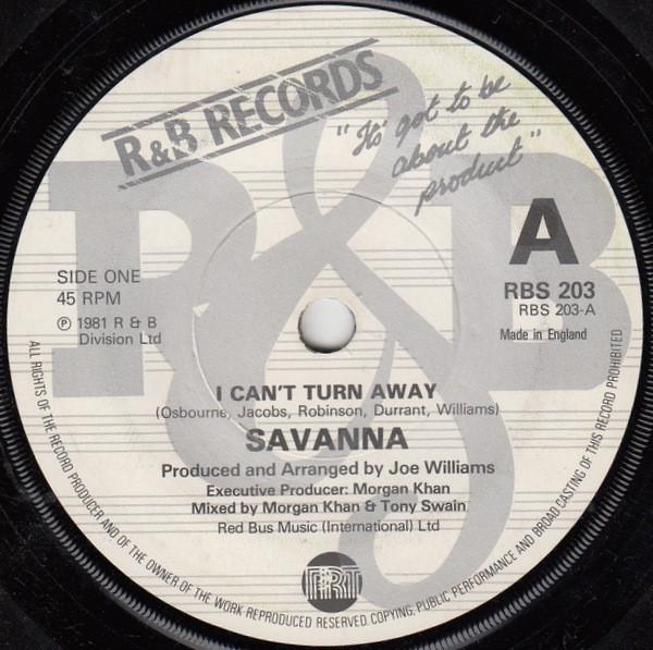 Savanna  - I Can't Turn Away