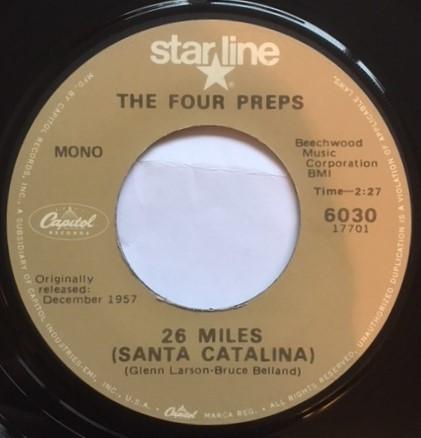 The Four Preps - 26 Miles (Santa Catalina) / Big Man