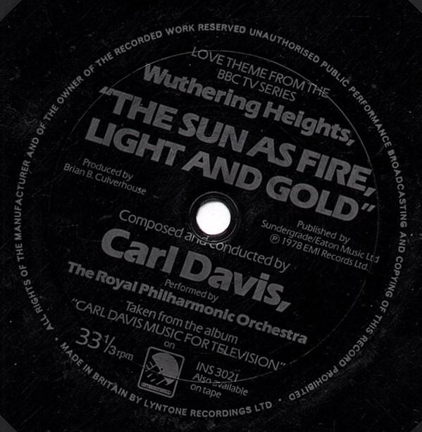 The Royal Philharmonic Orchestra, Carl Davis  - The Sun As Fire, Light And Gold