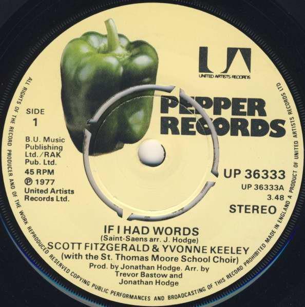 Yvonne Keeley, Scott Fitzgerald - If I Had Words
